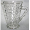 K-ZB38-1 glass coffee mug with inner wave